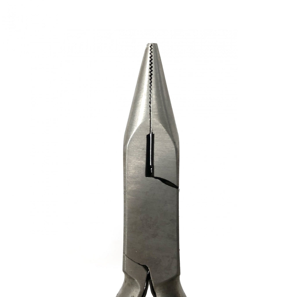 Chain Nose Pliers with Serrated Jaws