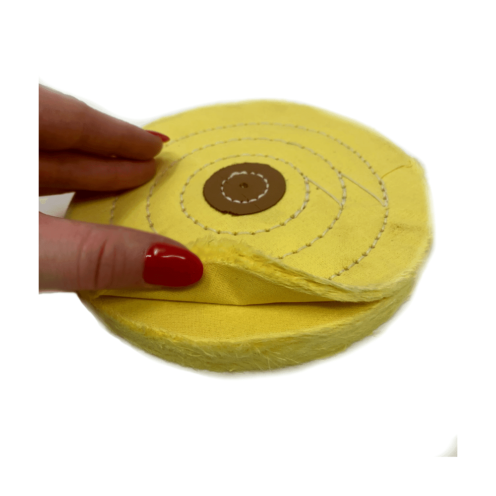 Muslin Buff Polishing Wheel 50 Folds - Muslin Buff 4" x 50 Folds