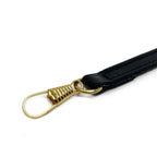 Leather Pocket Watch Albert - Black - Gold Plated