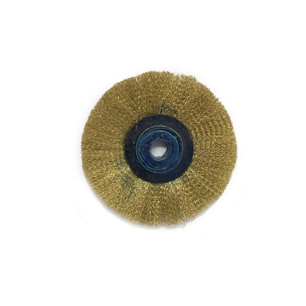Brass Lathe Brush Wheel, 65mm