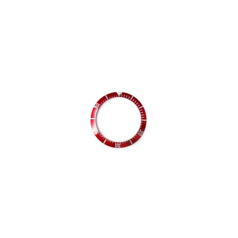 Watch Bezel Insert for Omega 082SU1360 – Red & Silver