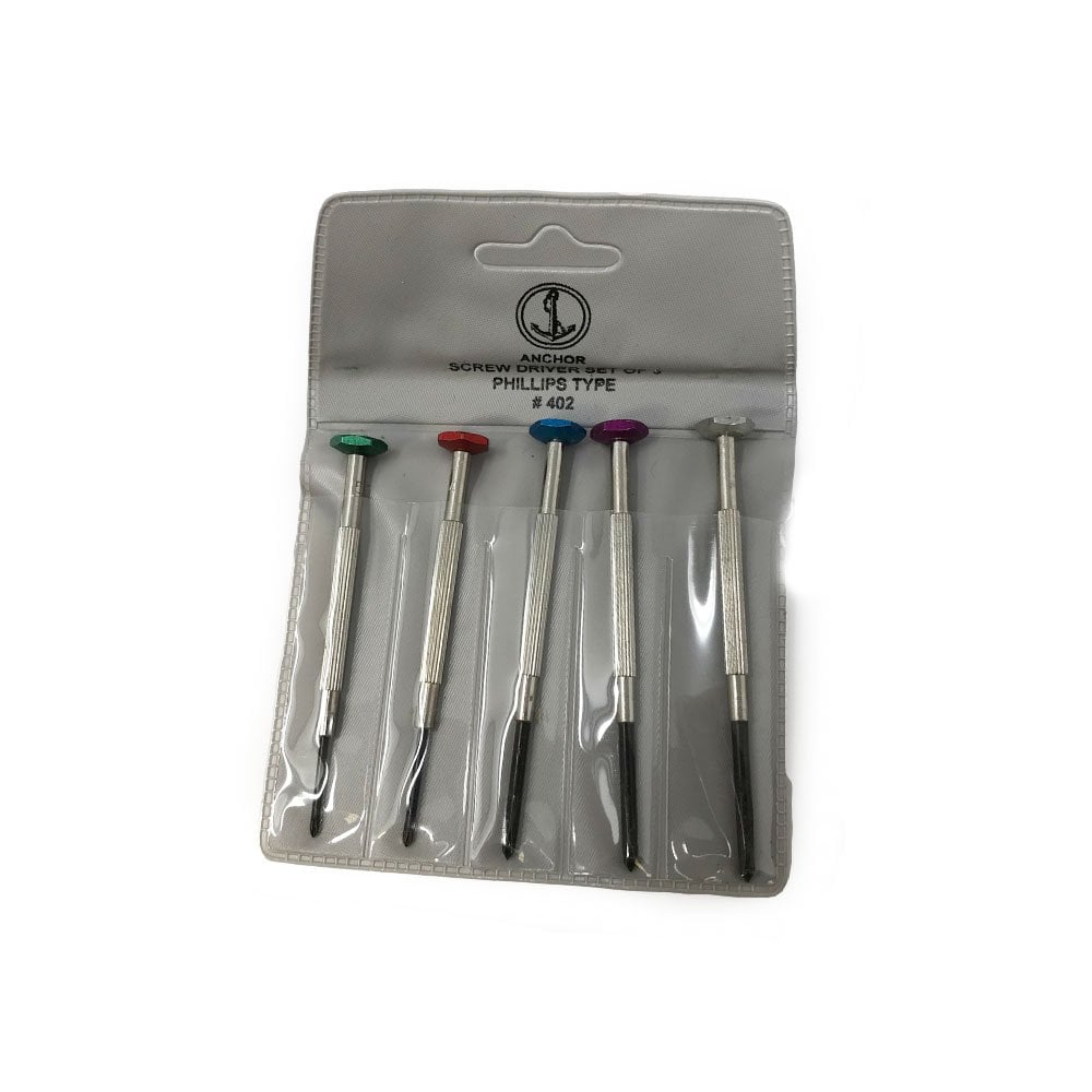 Watchmakers Screwdrivers Set of 5