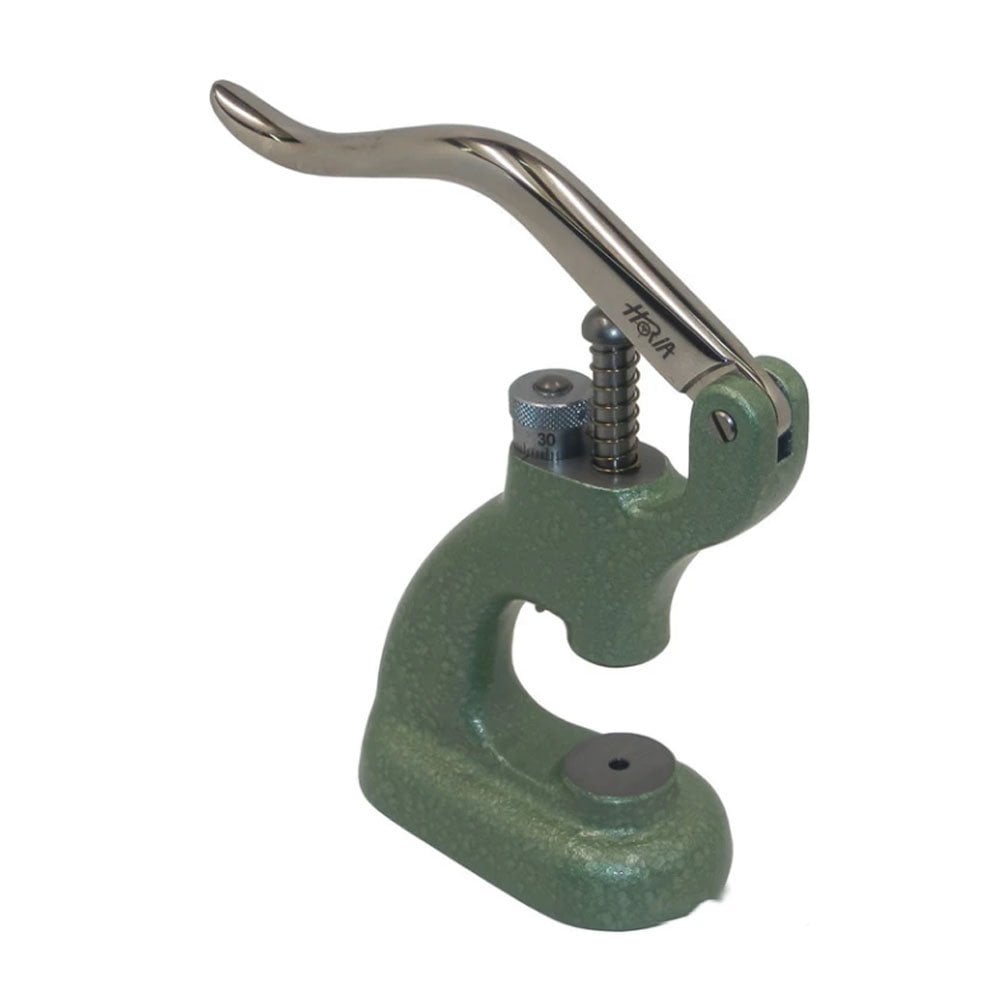 Horia Spindle Fitting Jewelling Tool with Lever Press 4mm Ø