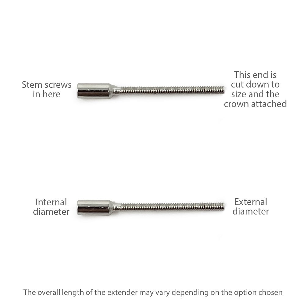 Watch Winding Stem Extender - Single Piece