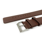 Brown Leather Skagen Style Watch Strap, 22mm Fitting