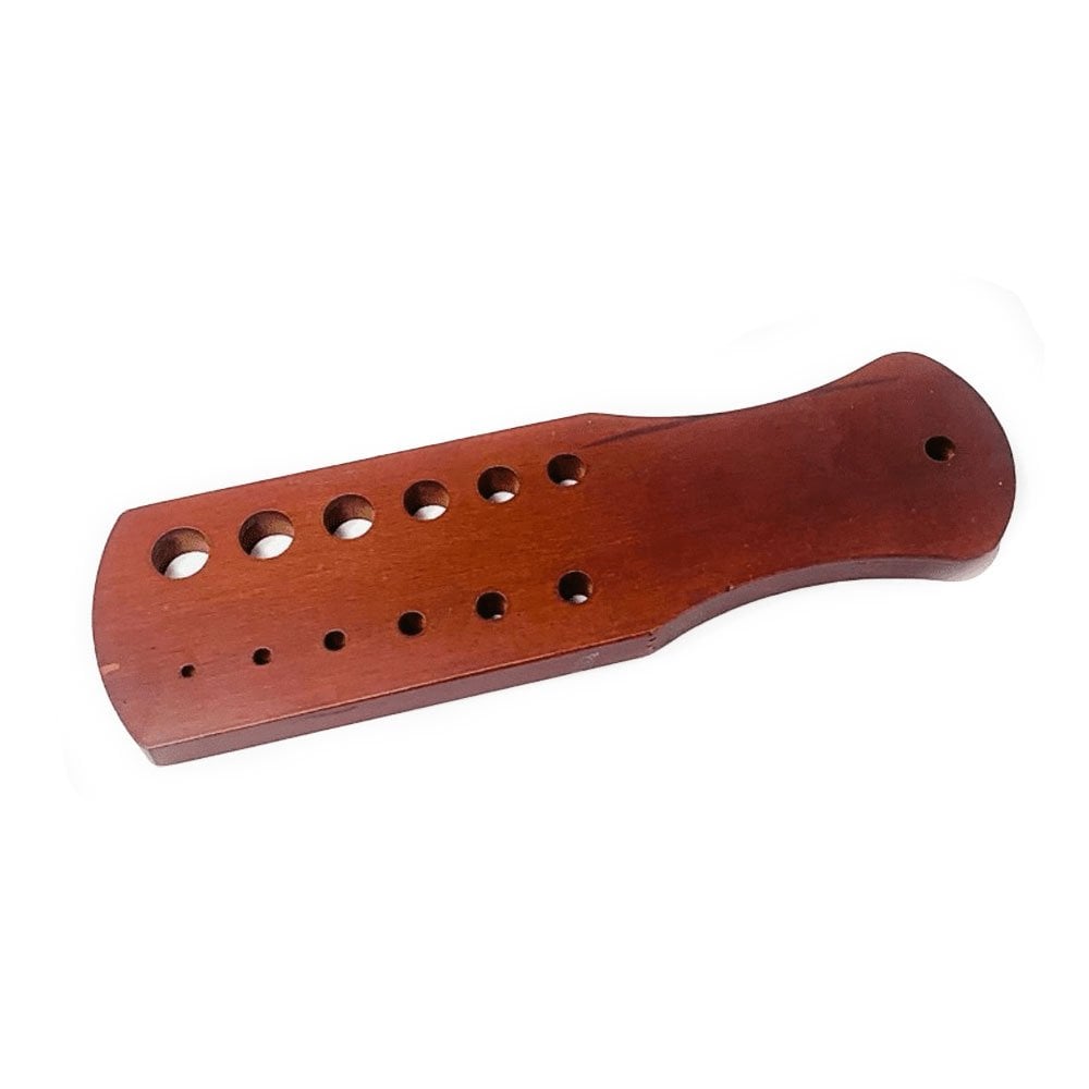 Large Rosewood Draw Plate with Handle 3 - 14 mm Diameter