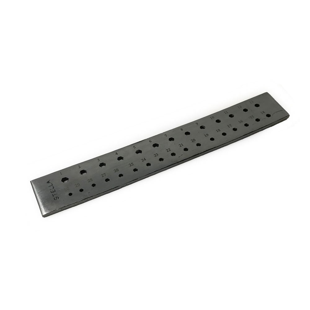 Hexagonal Draw Plate 30 Holes 1.5-3.0mm