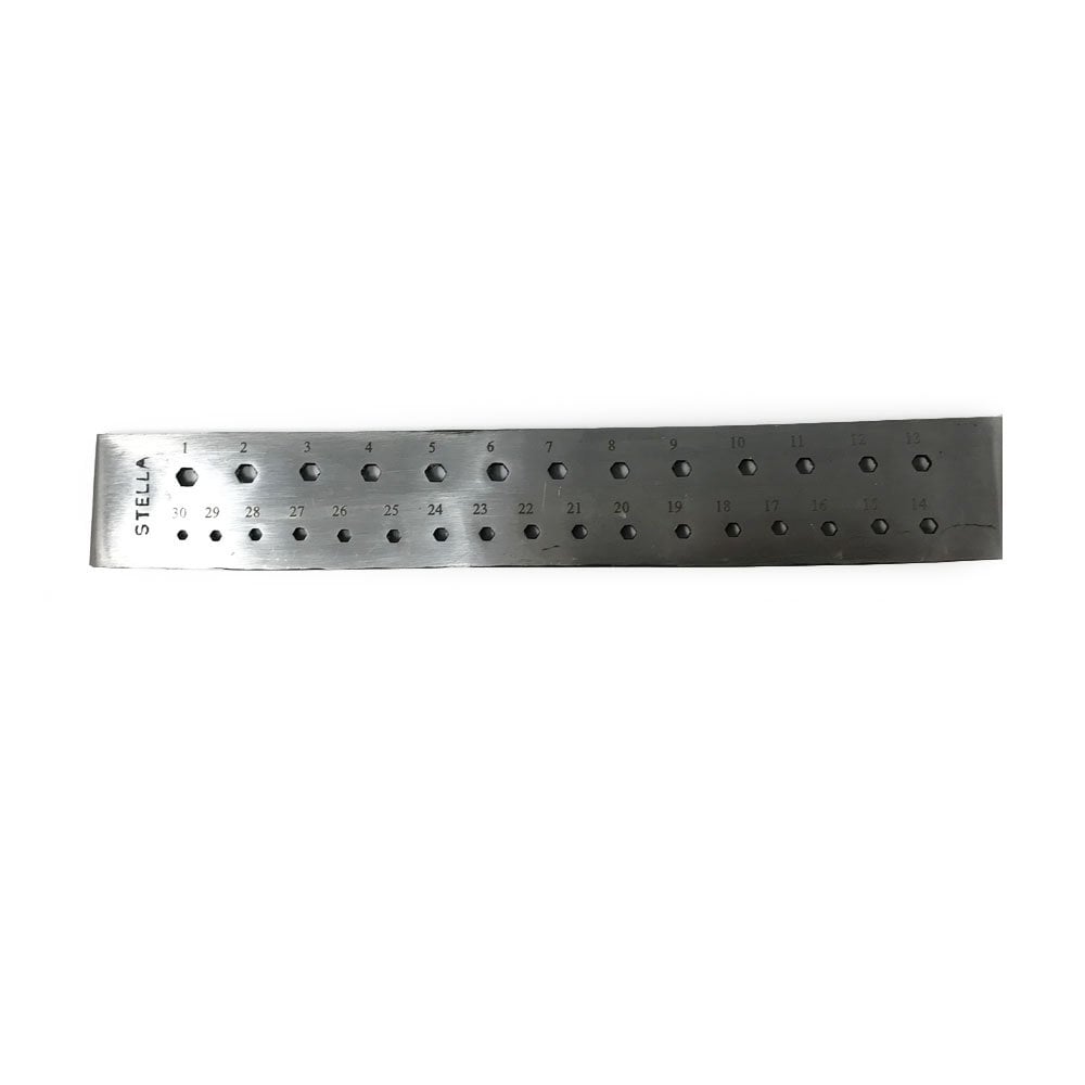 Hexagonal Draw Plate 30 Holes 1.5-3.0mm