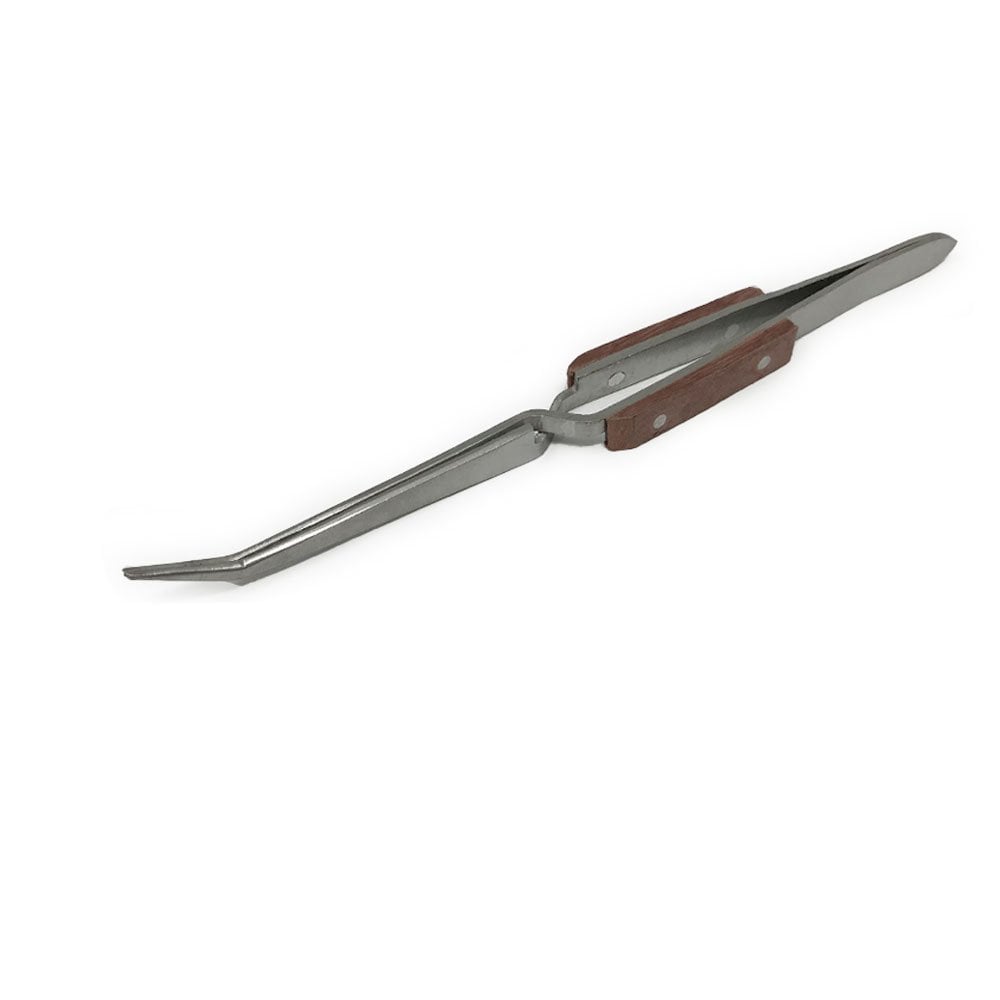 Reverse Action Soldering Tweezers - CURVED