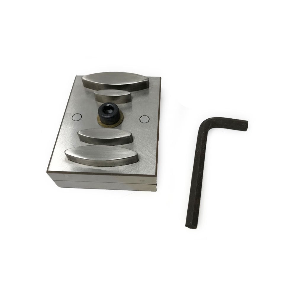 Ring Blank Cutter with 4 Oval Stamps