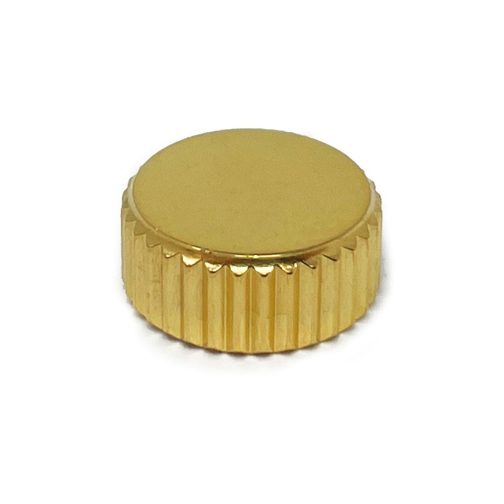 Large Diameter Waterproof Watch Crown, Gold Plated