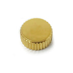 Large Diameter Waterproof Watch Crown, Gold Plated