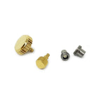 Screw Down Watch Crown & Pendant Tube Case, Gold Plated