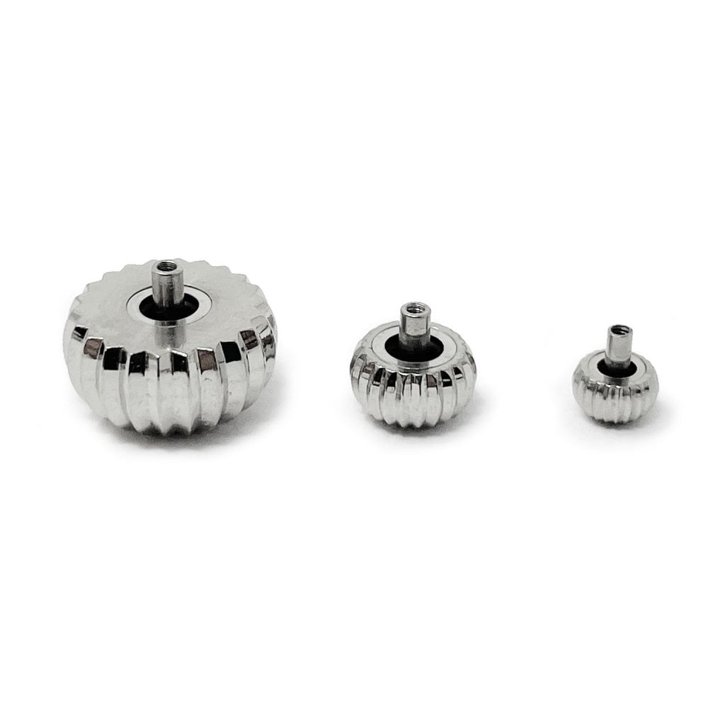 Pumpkin Watch Crown, Stainless Steel
