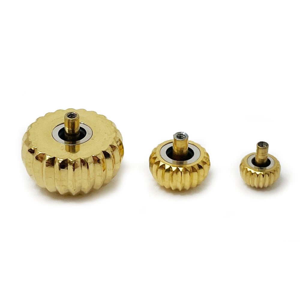 Pumpkin Watch Crown, Gold Plated