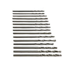 Micro Drill Bit Set of 15 (1.05mm-2mm)