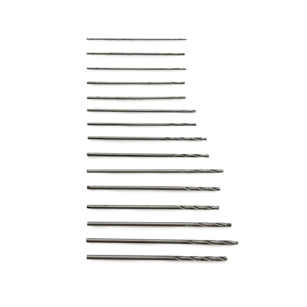 Micro Drill Bit Set of 15 (0.3mm-1mm)