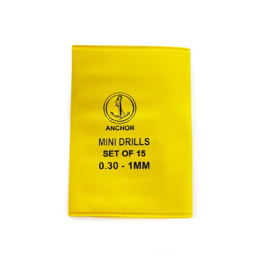 Micro Drill Bit Set of 15 (0.3mm-1mm)