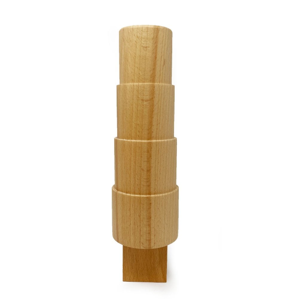 Round Stepped Wooden Bangle Mandrel with Tang