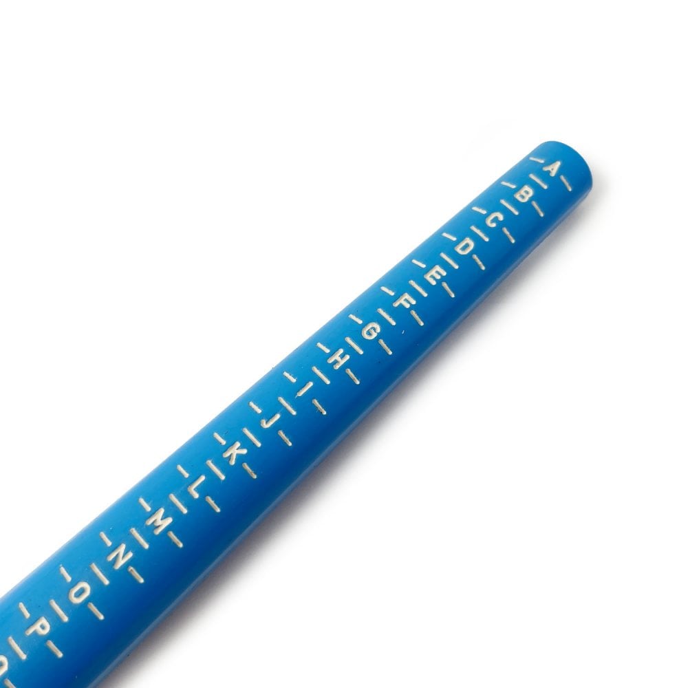 Blue Plastic Ring Measuring Stick Size A-Z +6