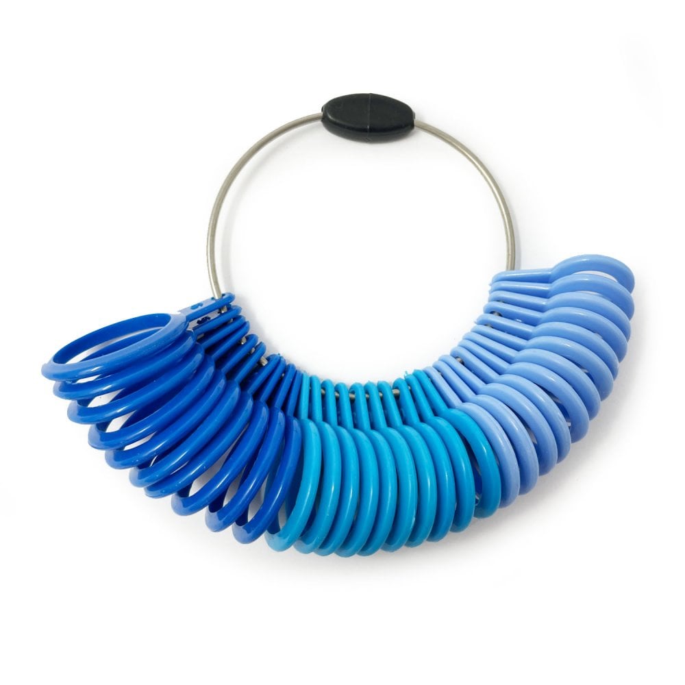 Blue Plastic Ring Gauge A-Z+6