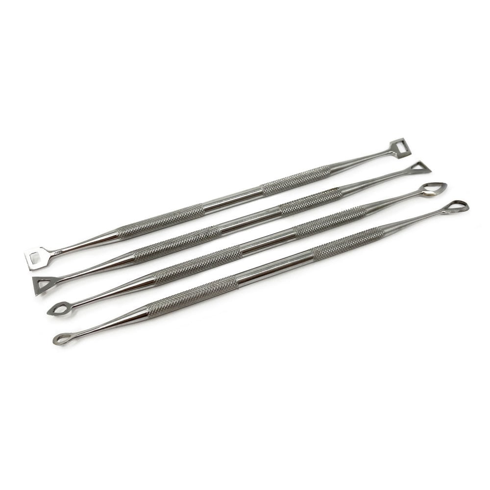 Double Ended Hollow Wax Carvers Set of 4