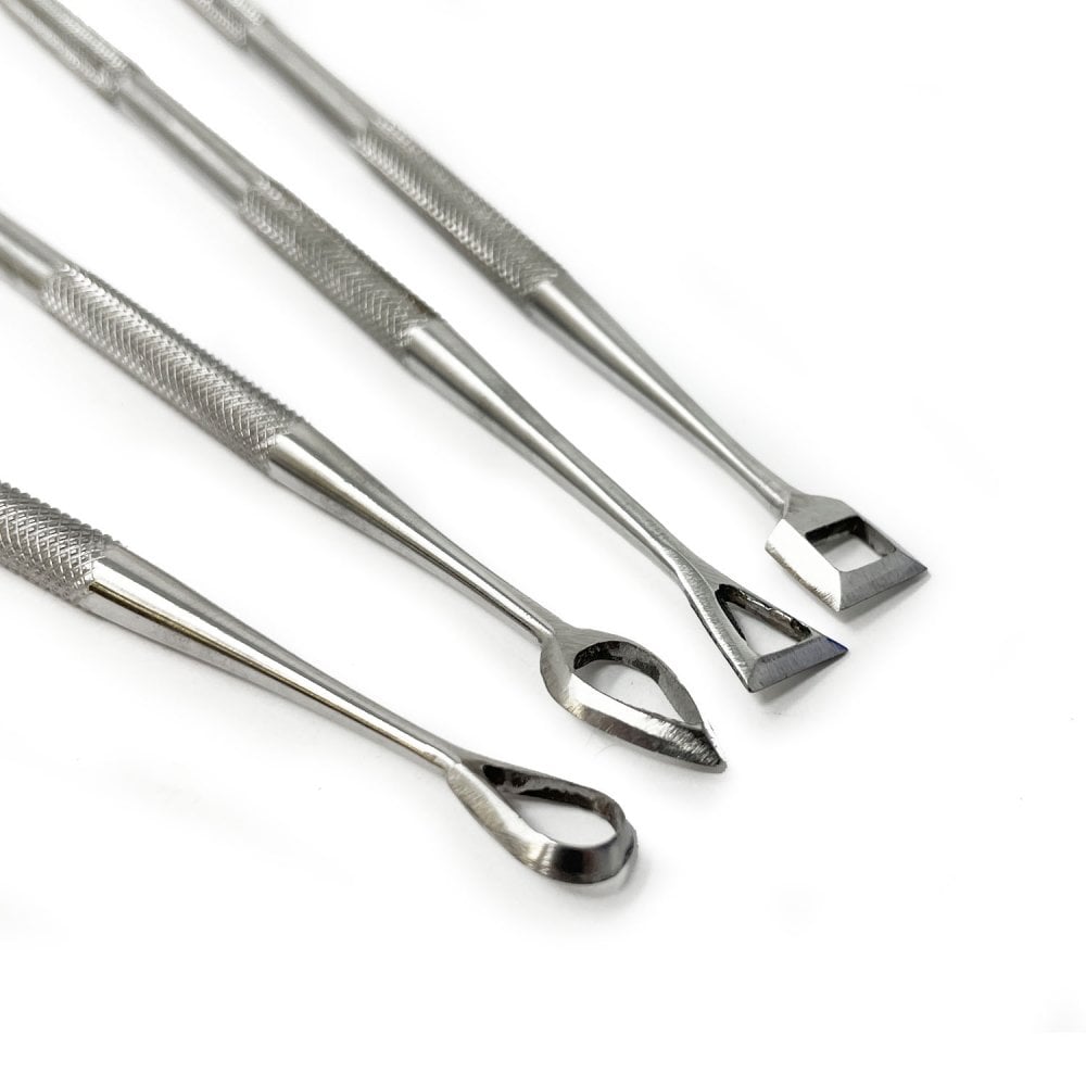 Double Ended Hollow Wax Carvers Set of 4