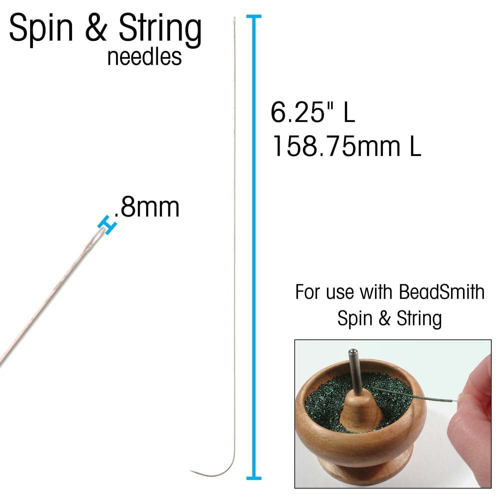 Beadsmith Spin N String Curved Needles