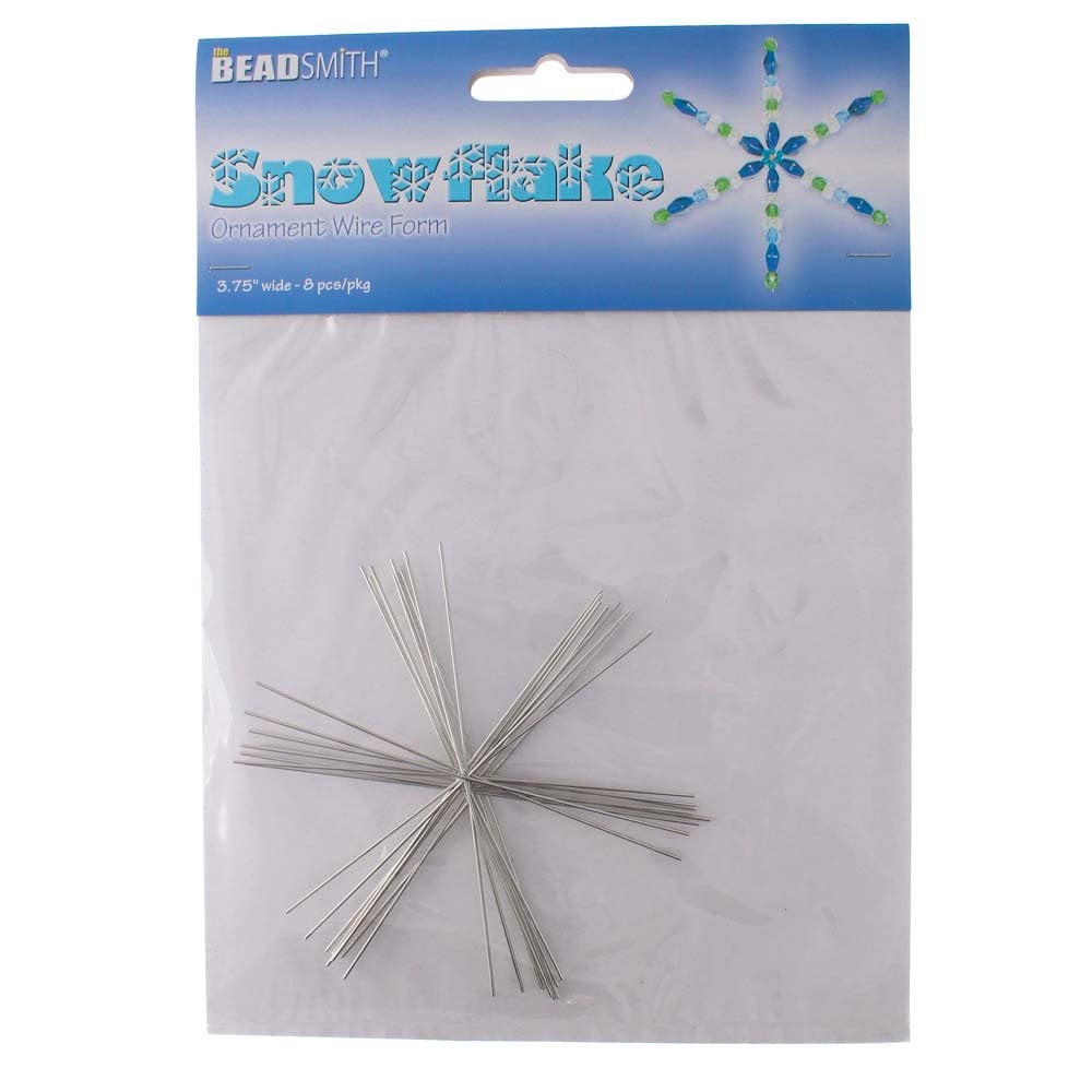Beadsmith Wire Snowflakes 3.75"