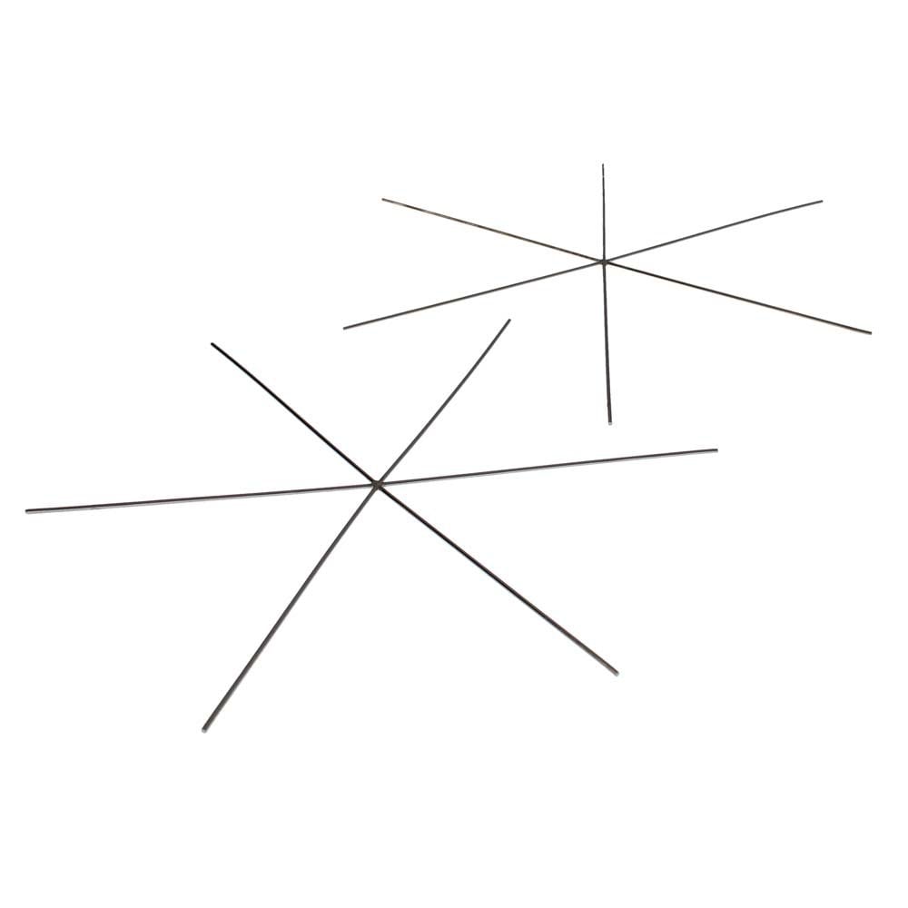 Beadsmith Wire Snowflakes 6"