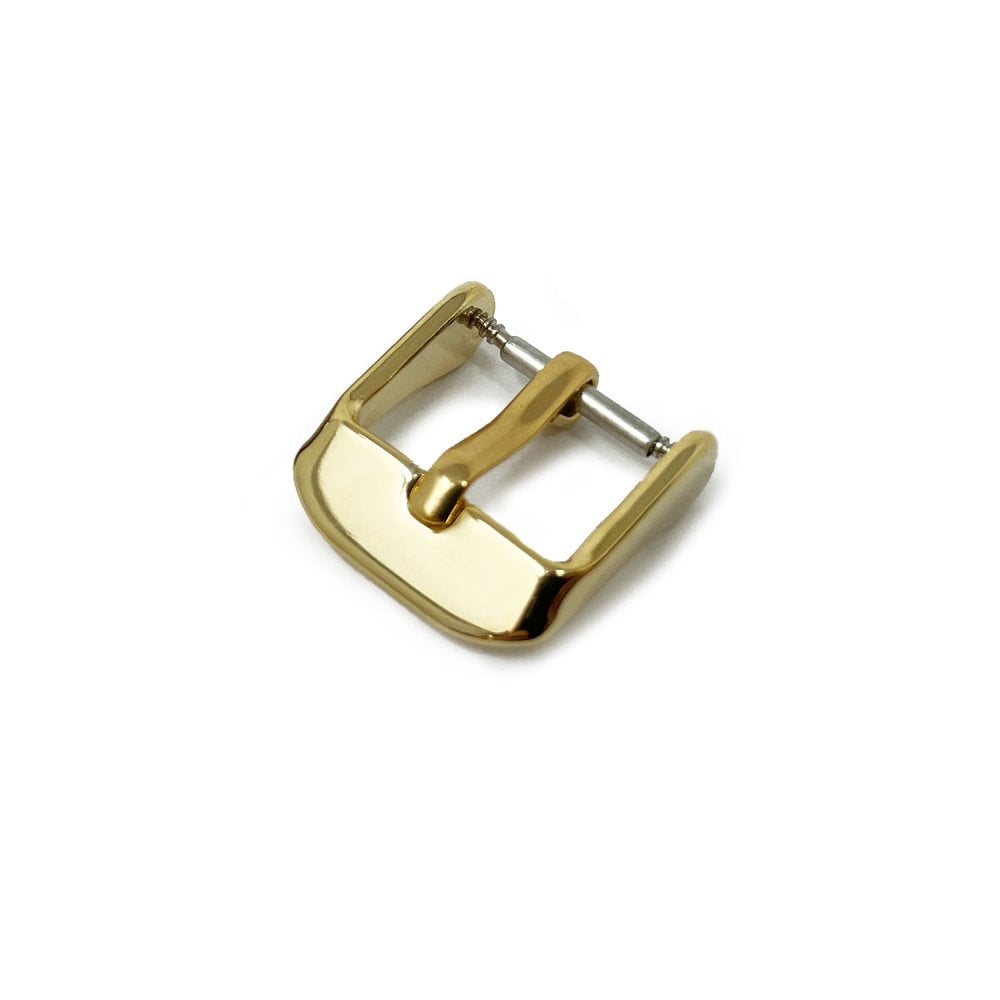Gold Plated E Type Watch Buckle, 8mm - 20mm