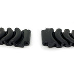 Soft Silicone Divers Watch Strap, Black, 22mm (XXL Length)