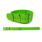 Neon Green Military-Style Watch Strap