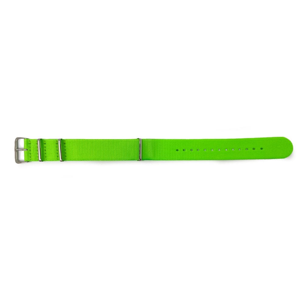 Neon Green Military-Style Watch Strap