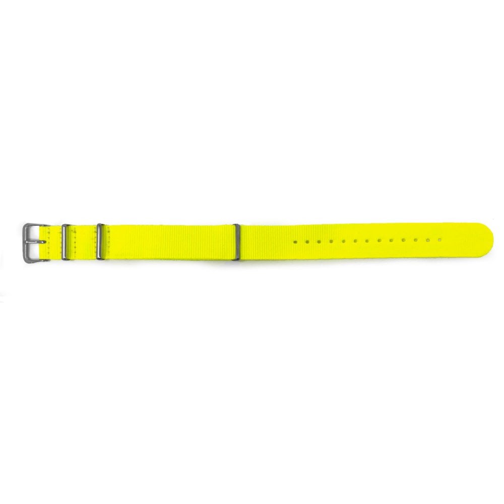 Neon Yelllow Military-Style Watch Strap