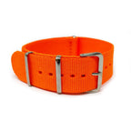 Neon Orange Military-Style Watch Strap