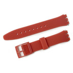 Swatch Style Silicone Watch Strap (17mm Notches), Watermelon Pink