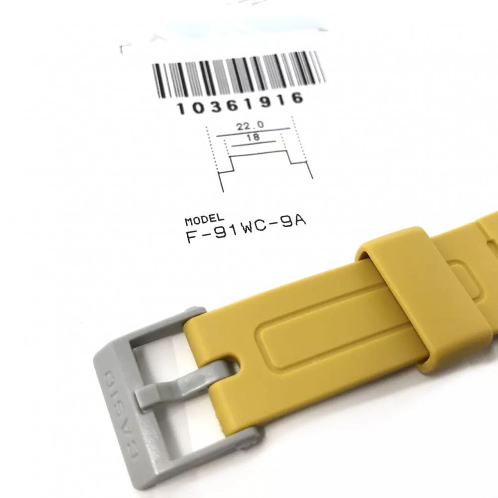 Casio Yellow Watch Strap 10361916
