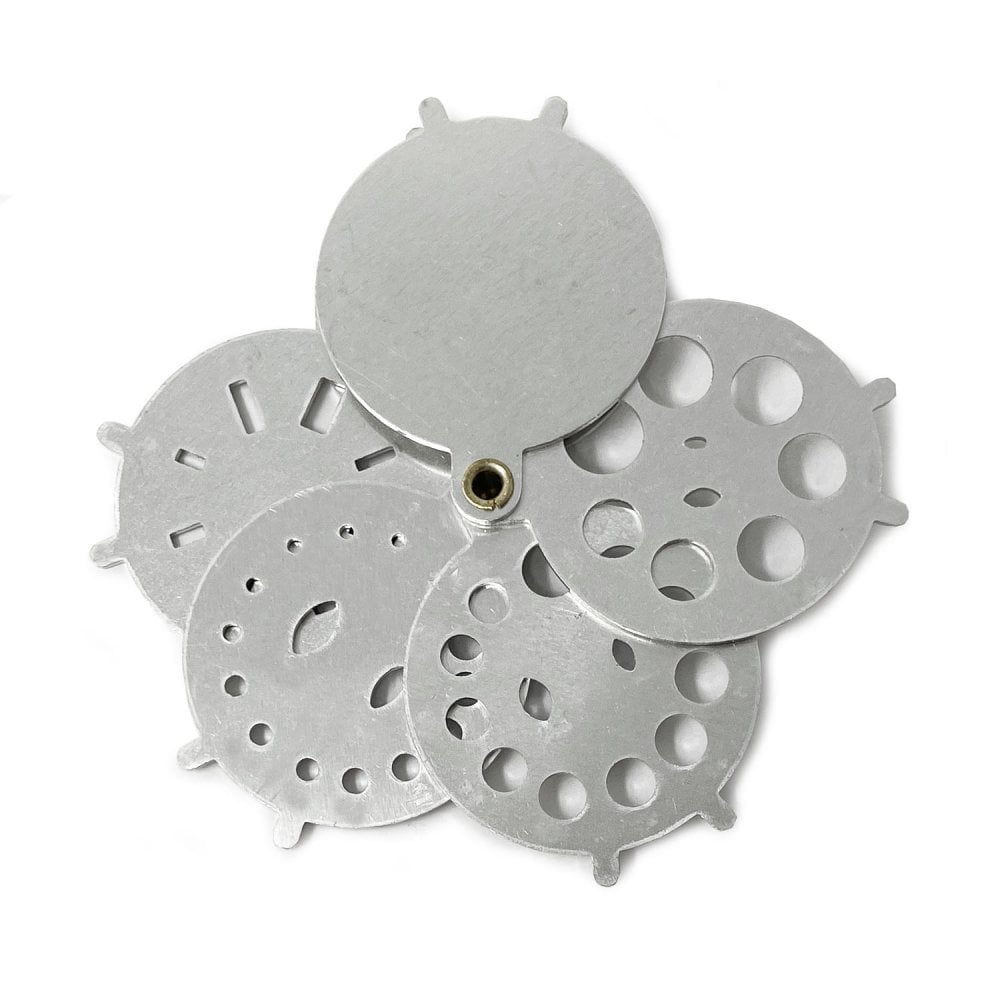 Diamond & Stone Folding Fan Gauge
