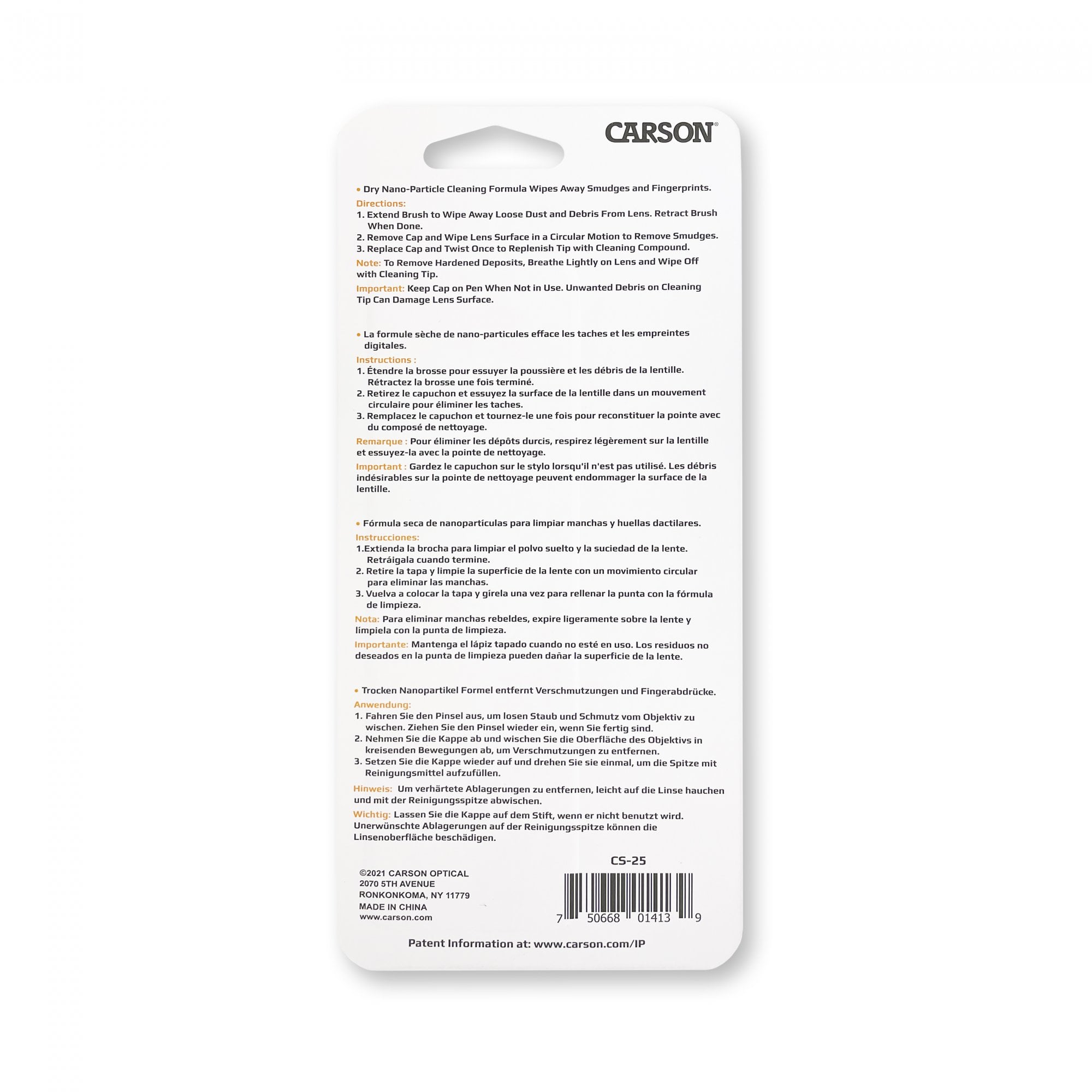 Carson C6 Lens Cleaner Pen