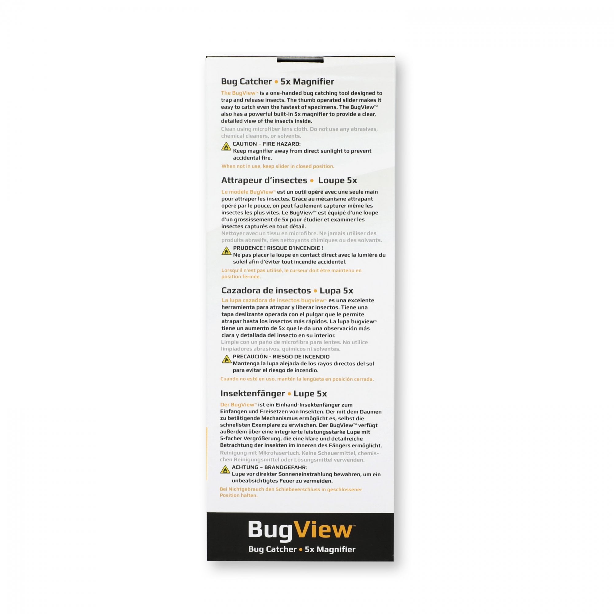 Carson BugView 5x Magnifier Bug Catcher