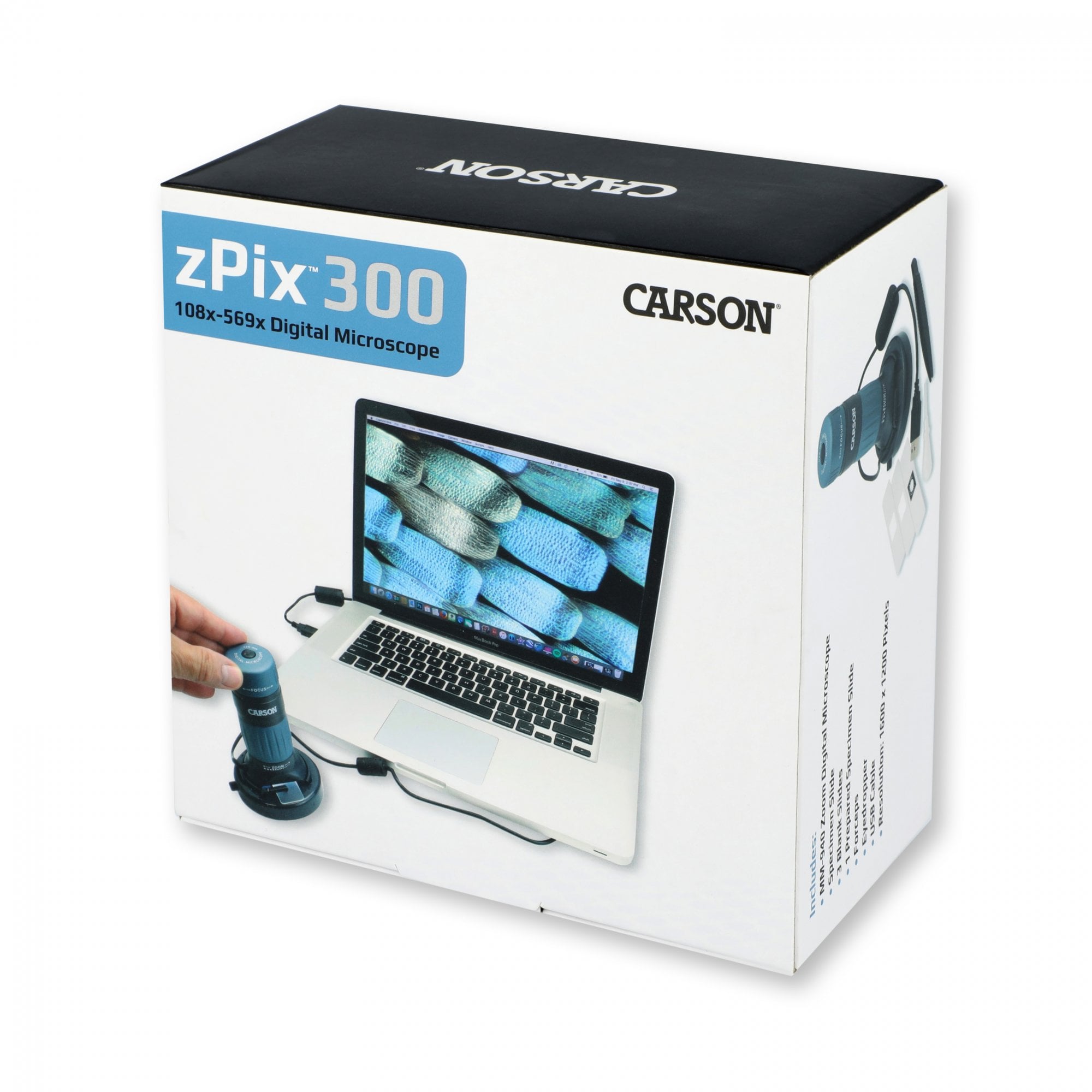 Carson zPix300 Digital Microscope 108x-569x