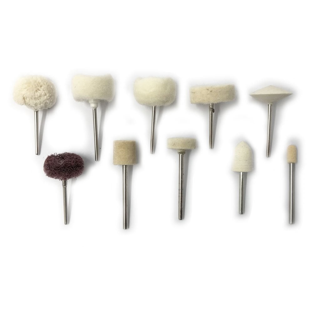 Mounted Polishing Wheels Set of 10
