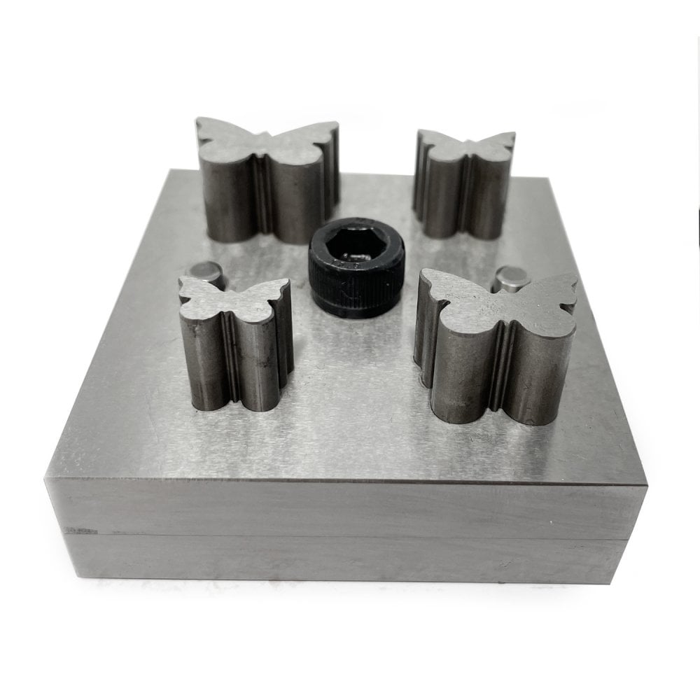 Butterfly Disc Cutter, Set of 4 Punches (with Lever)