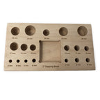 18 Piece Dapping Punch Set and 2" Block