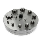 6 Petal Flower Disc Cutter (Set of 10 Punches)