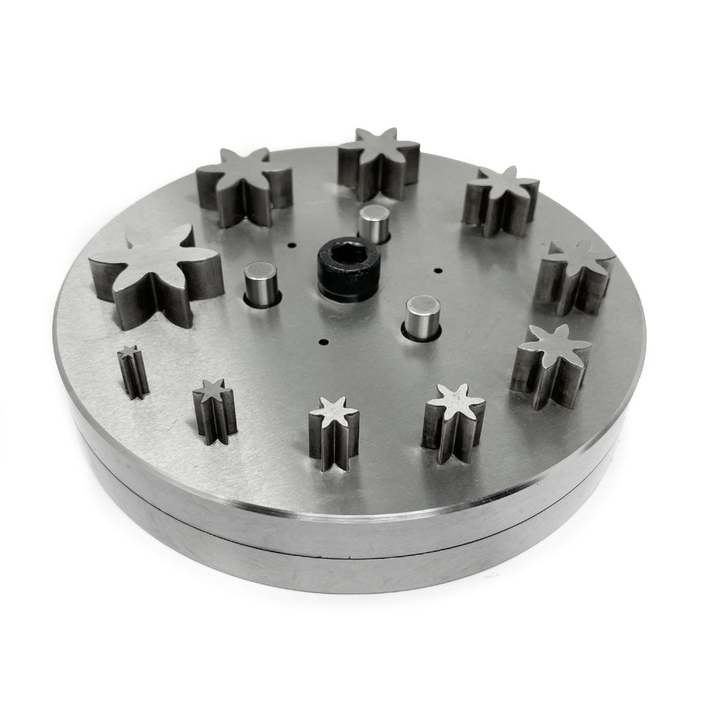 6 Petal Flower Disc Cutter (Set of 10 Punches)