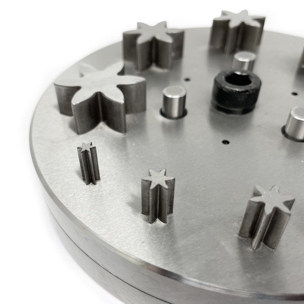 6 Petal Flower Disc Cutter (Set of 10 Punches)