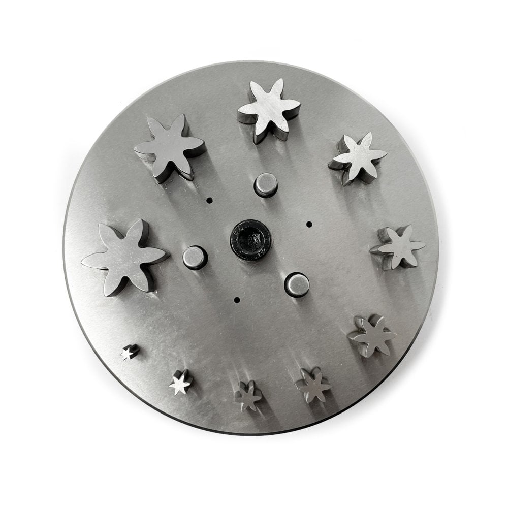 6 Petal Flower Disc Cutter (Set of 10 Punches)