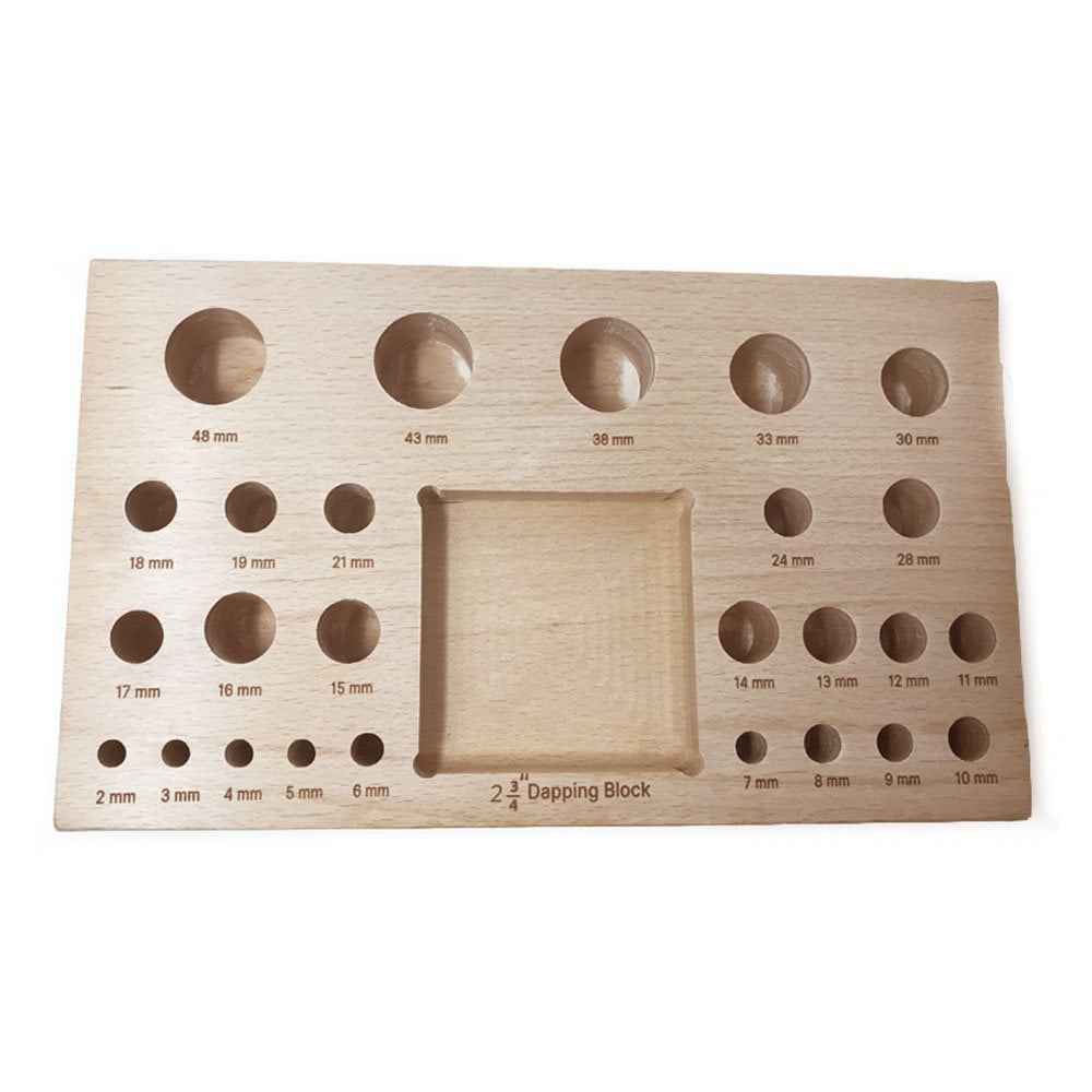 26 Piece Dapping Punch Set and 2.75" Block